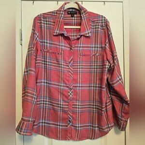 Ladies LG N Touch Long Sleeve Fannel Shirt